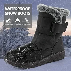 Botas de nieve impermeables para perros - planas y calidas en invierno