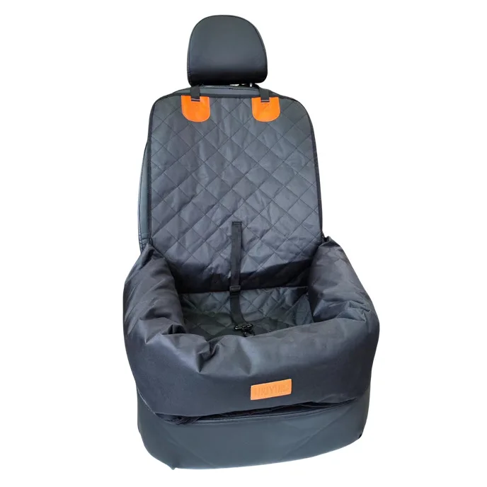 Perrera de coche, cesta para perros, almohadilla para coche para mascotas, plegable, gran capacidad, antisuciedad, doble capa, cojín de asiento grueso para mascotas - imagen 5
