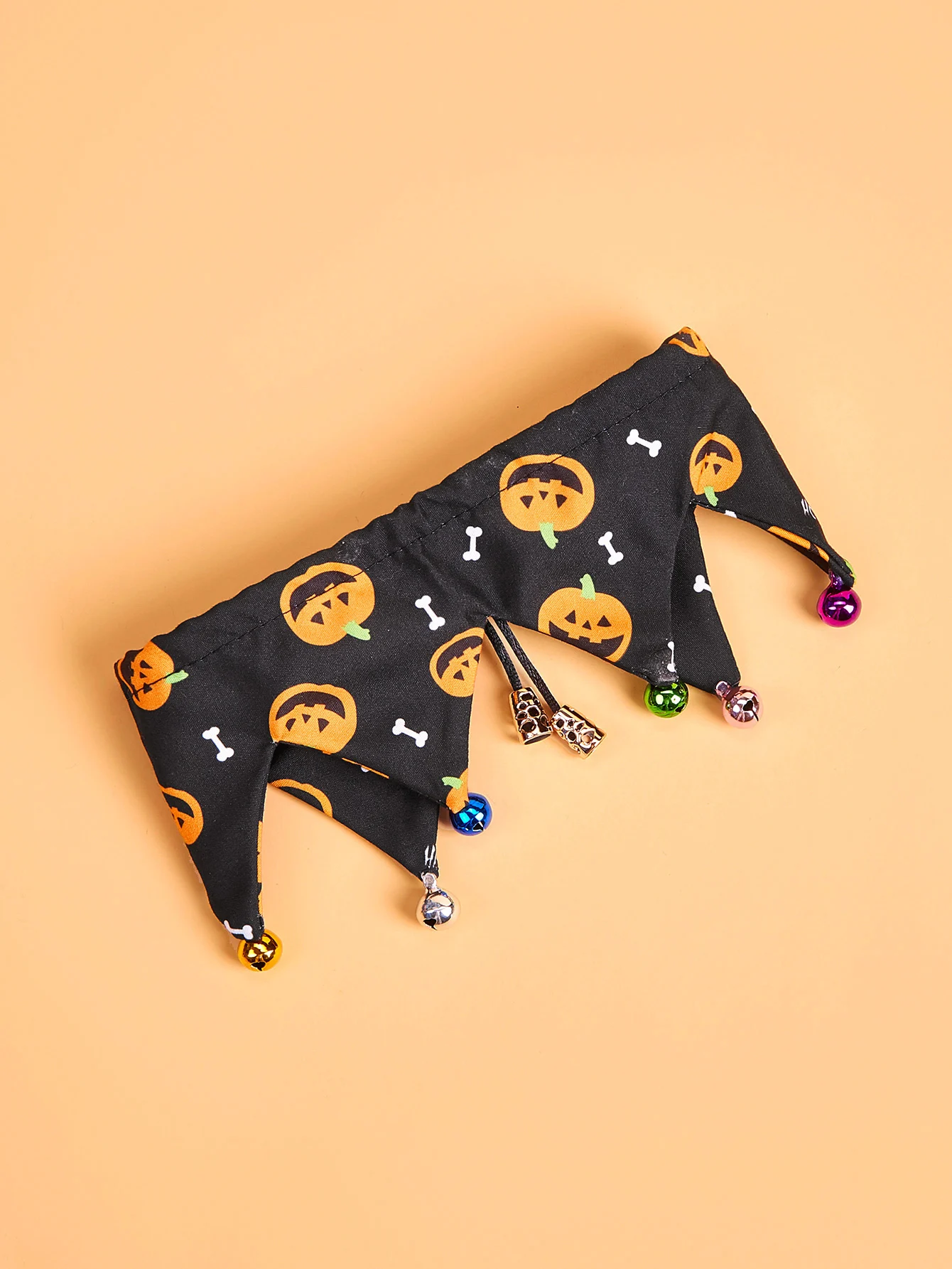 Bandana para fiesta de Halloween, Bandana con campanas, ajuste suave y ajustable, para perro y gato