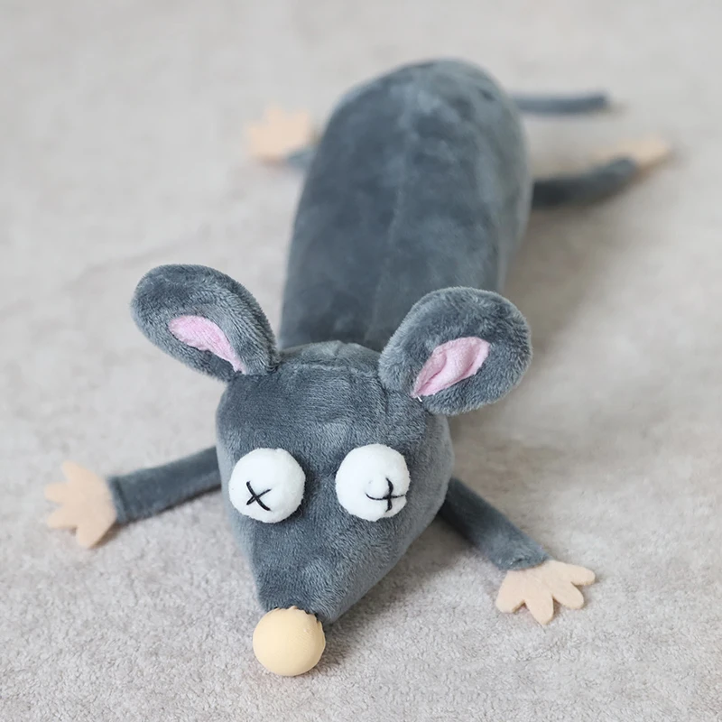 Tope de puerta felpa para gatos y perros – Figura decorativa suave - imagen 2