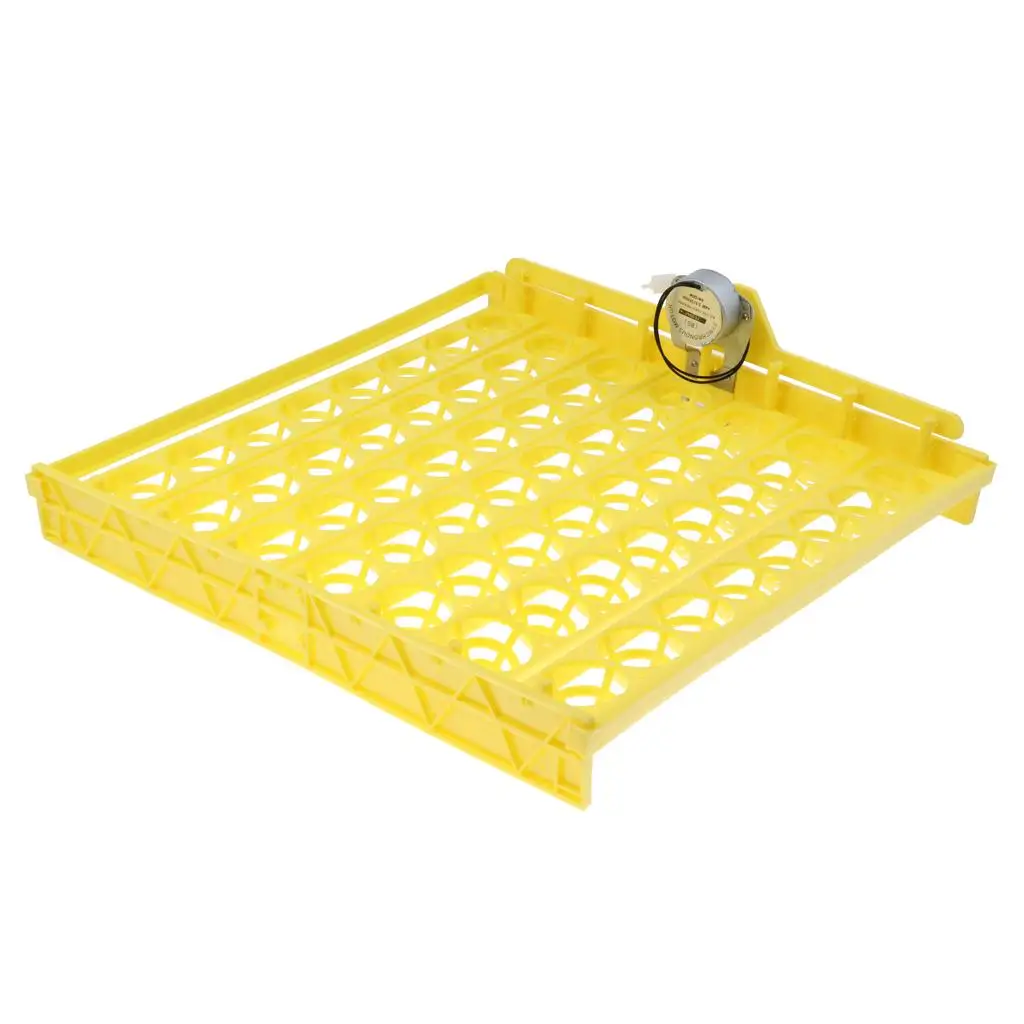 56 Chicken Duck Quail Goose Pigeon Bird Poultry Eggs Tray Motor Automatic Incubator ing Turner 110V