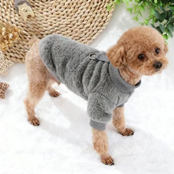Sudadera de felpa térmica para perros pequeños y gatos – Abrigo frío