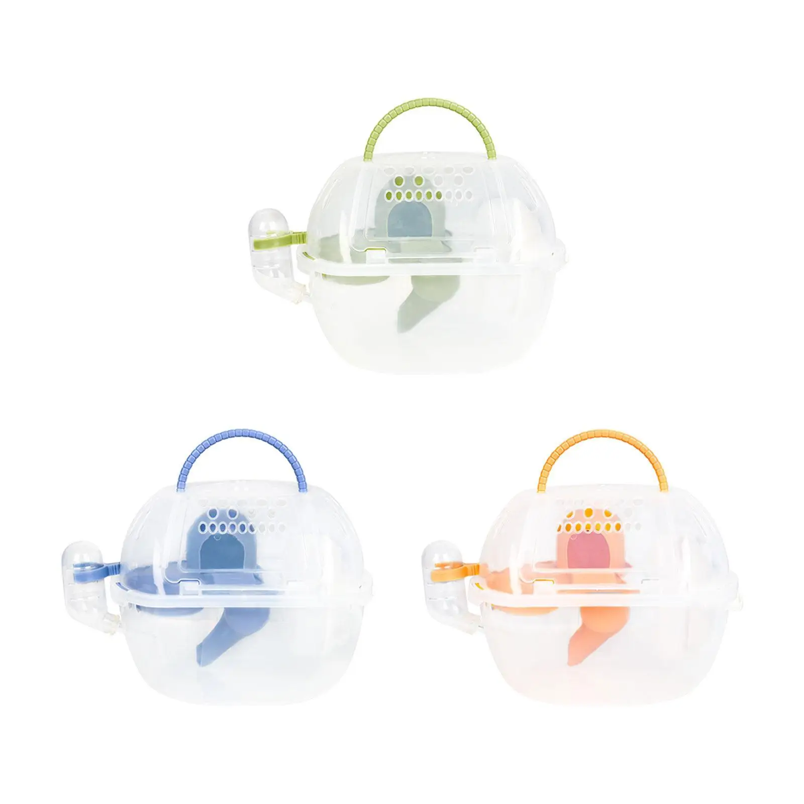 Hamster Carrier Cage Clear Small Animal Carry Case for Ferrets Squirrel Mice