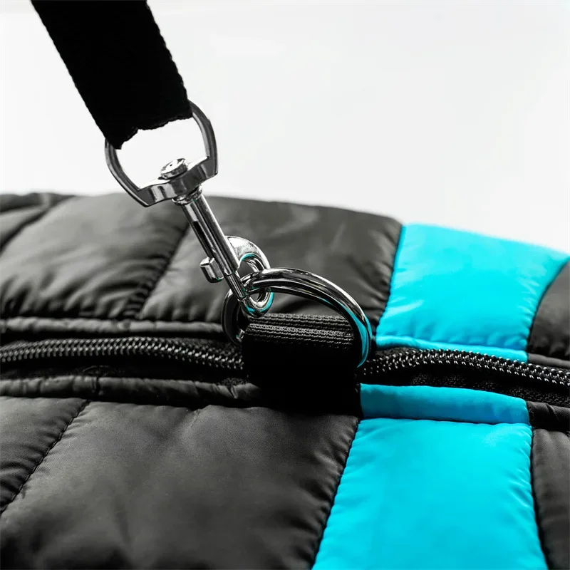 Chaqueta de invierno para perros con anillos en D, chaleco impermeable para cachorros, abrigos con cremallera, chaquetas al aire libre a prueba de viento para perros pequeños, medianos y grandes - imagen 5