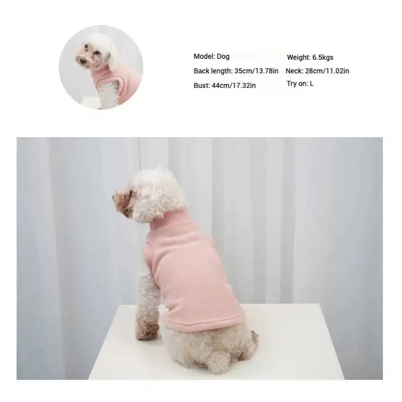 Chaleco polar cálido para gatos y perros – suave y abrigante - imagen 5