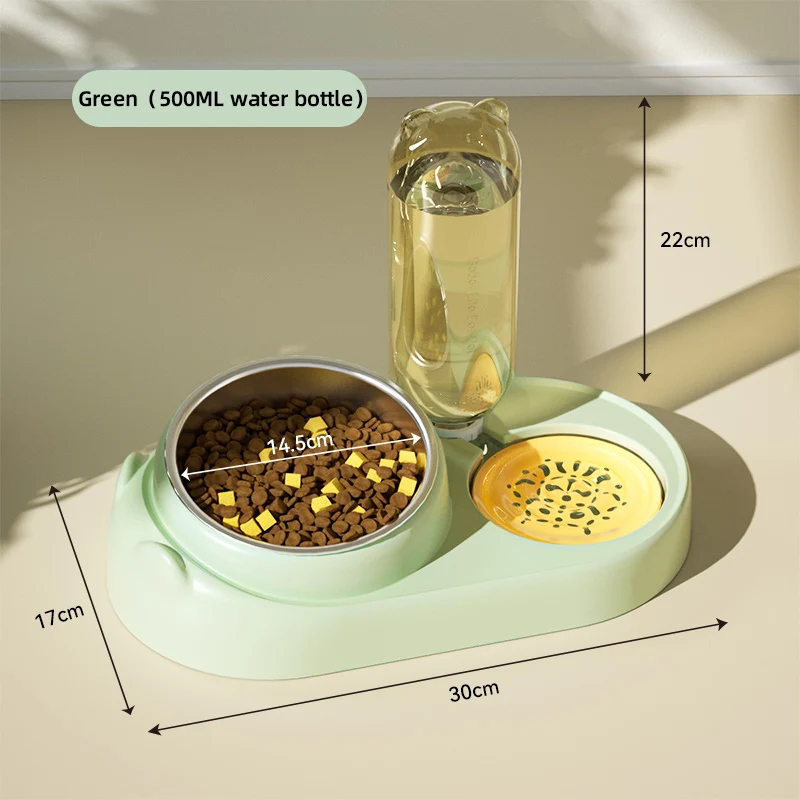 HOOPET-cuenco para gatos, comida para perros pequeños, cuencos de agua para alimentación, juego para gatos, perros, bebedero para mascotas, cuencos, suministros para mascotas - imagen 3