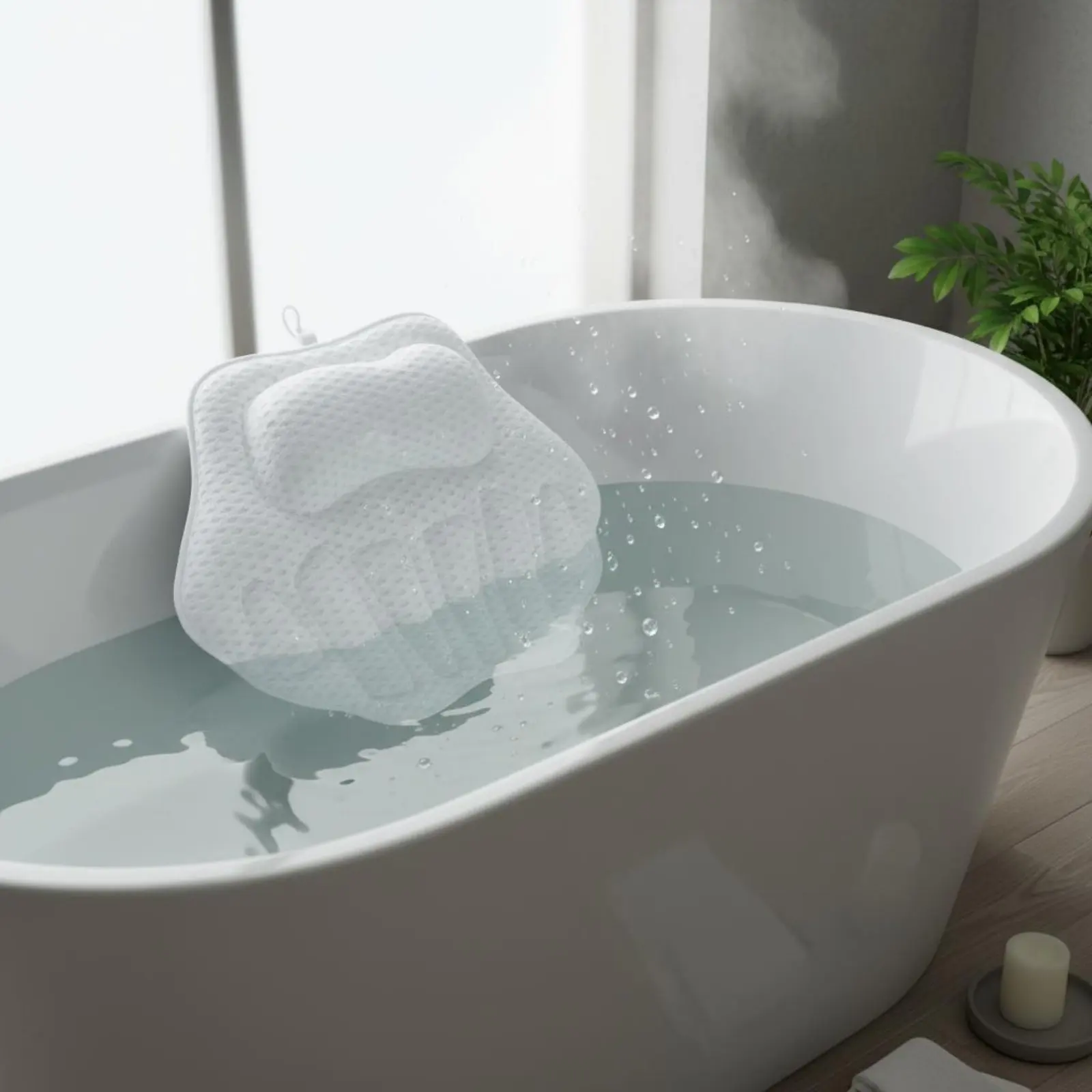 Almohada de sujeción suave y transpirable para bañar gatos - imagen 4
