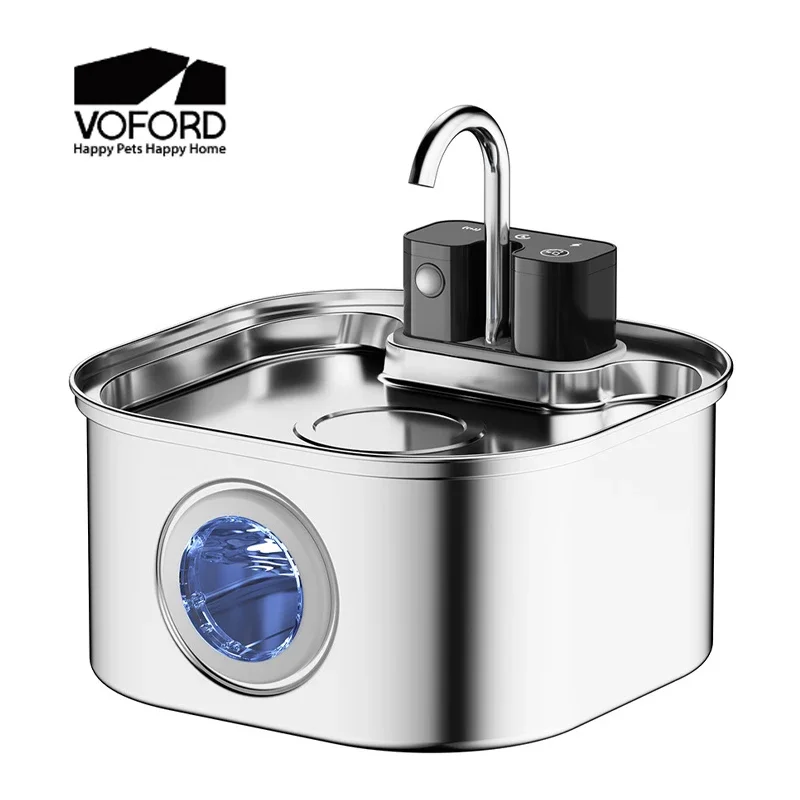 Fuente de agua inalámbrica para gatos de 3,2l, batería de 4000mAh, Sensor automático, fuente para beber para perros y gatos, dispensador de agua para mascotas