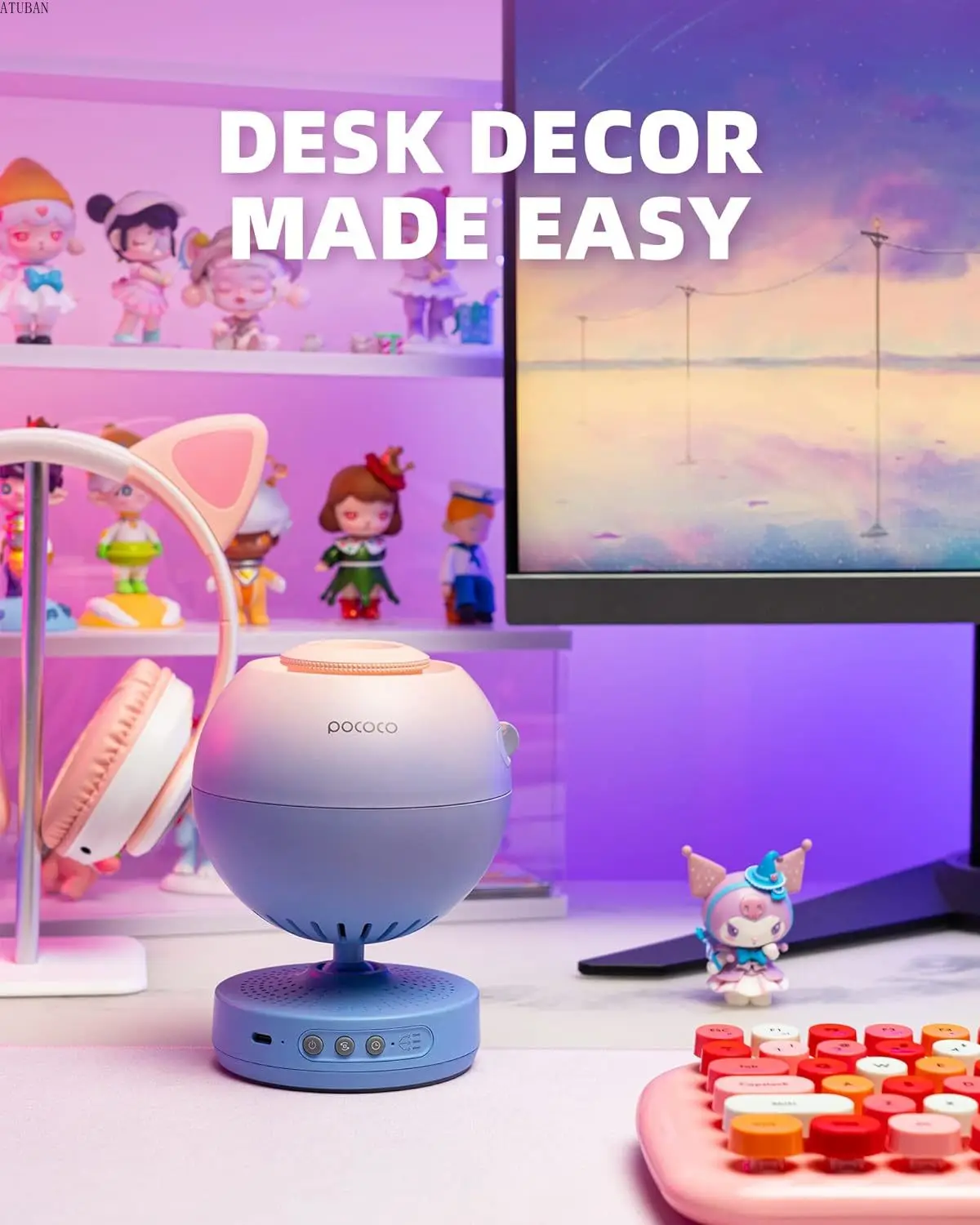 POCOCO-proyector Galaxy Star para dormitorio, con discos de película óptica reemplazables, constelación realista, 1 disco (6 piezas) - imagen 2