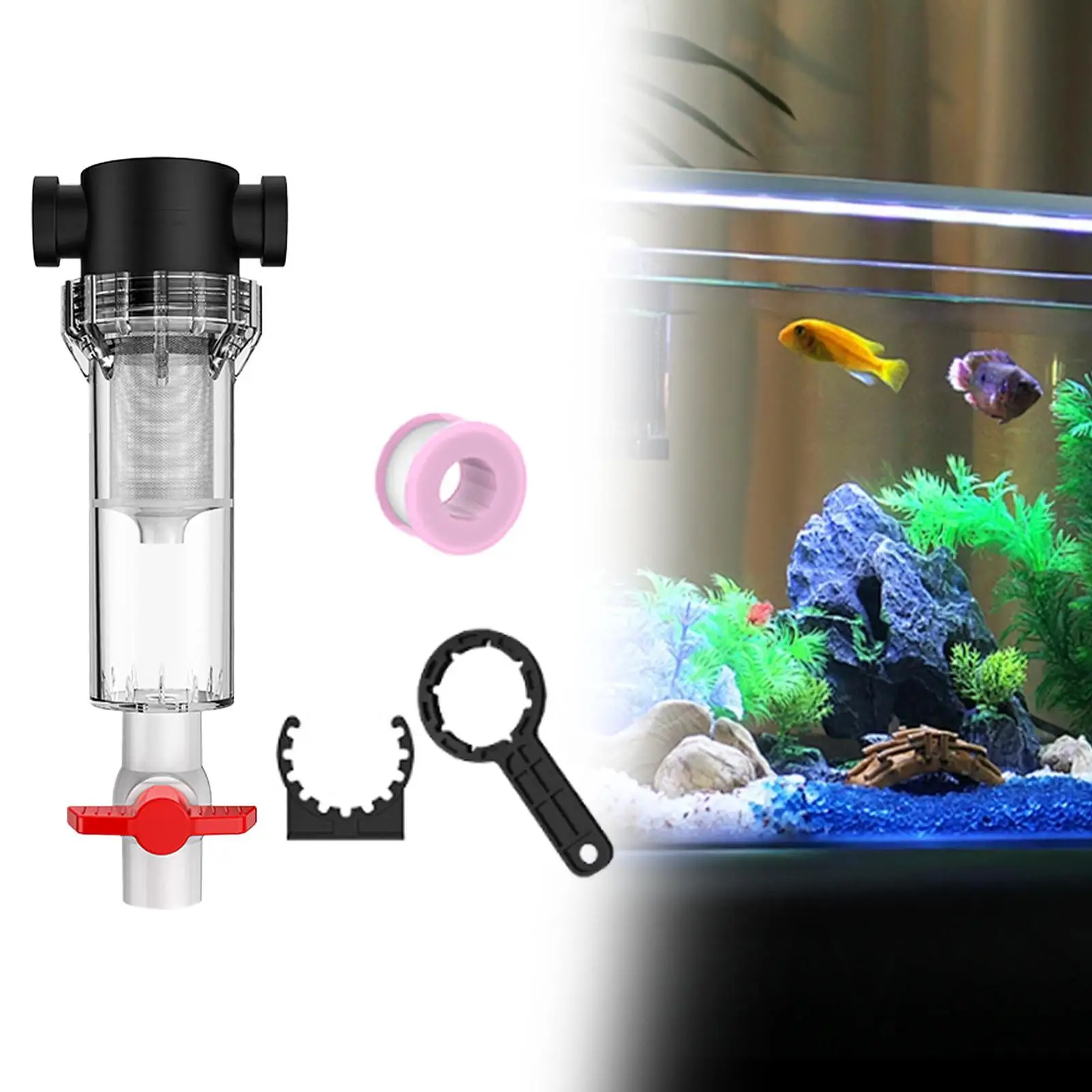 Fish Tank Cleaner Fish Tank Filter Clean Fish Waste Aquarium Internal Filter