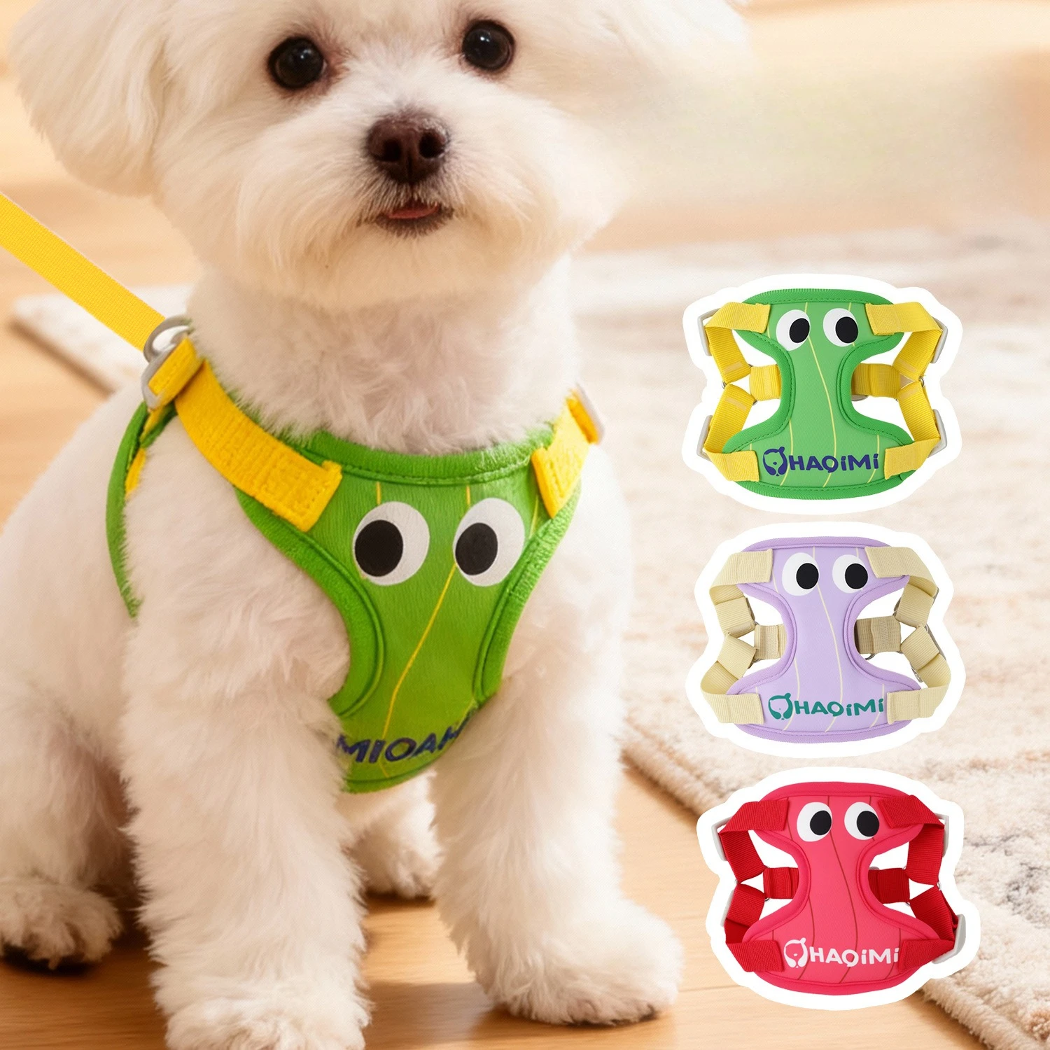 Arnés y correa reflectantes para perros pequeños – Chaleco transpirable - imagen 5