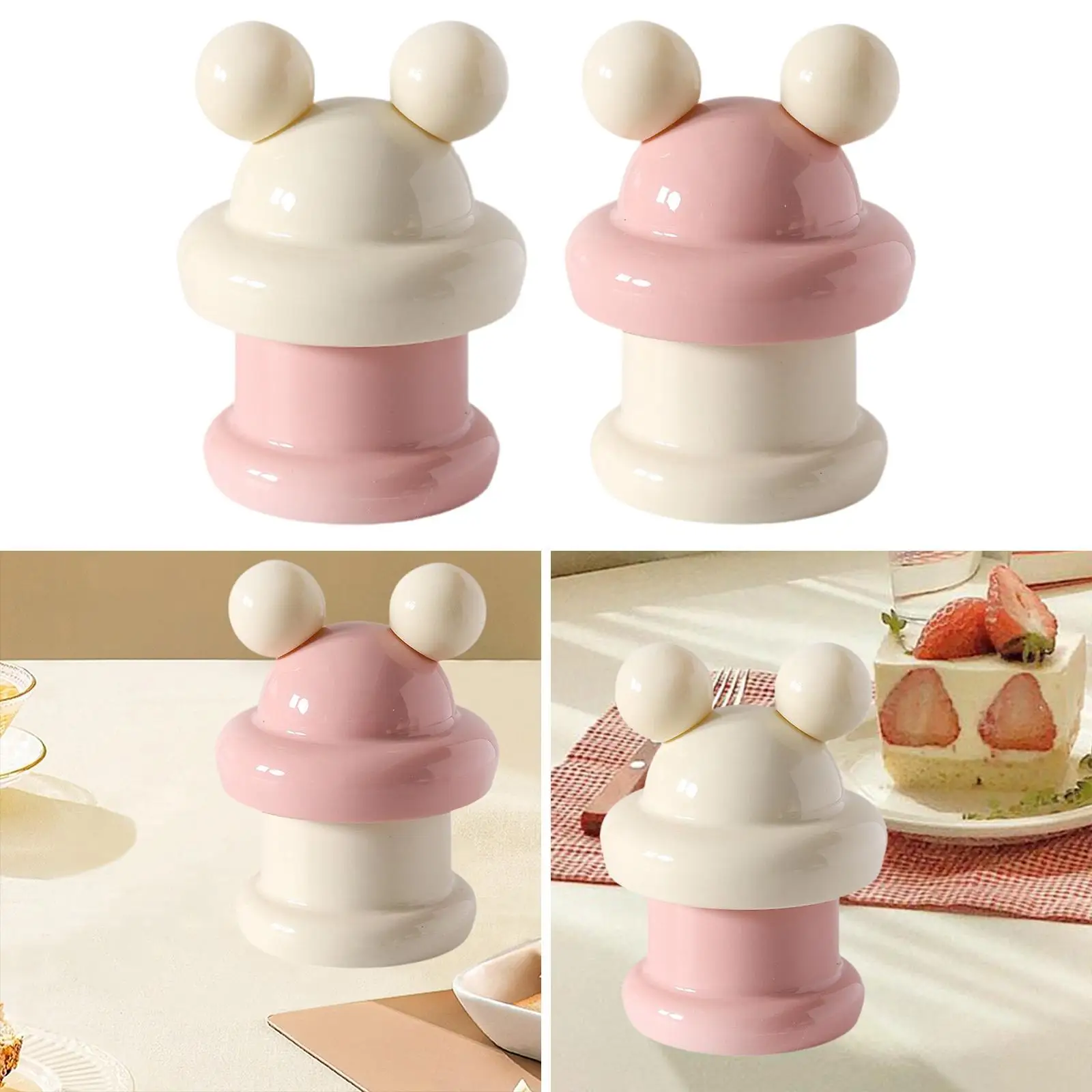 Toothpick Holder Portable Decorative Dustproof Multipurpose Floss Pick Cotton Swab Storage Tank for Cafe Dining Room Kitchen