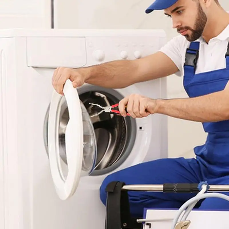 Herramienta de reemplazo de extracción de bañera de arandela, herramienta de expansión de resorte de arandela ajustable de 11 pulgadas, herramienta de resorte duradera con diseño ergonómico para - imagen 3