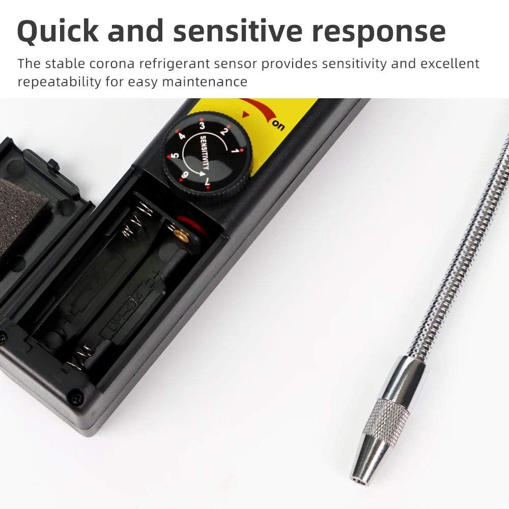 Detector de fugas halógenas inteligente WJL-6000, analizador de Gas freón R22a CFC HFC, Detector de fugas de refrigerante de Gas halógeno - imagen 3