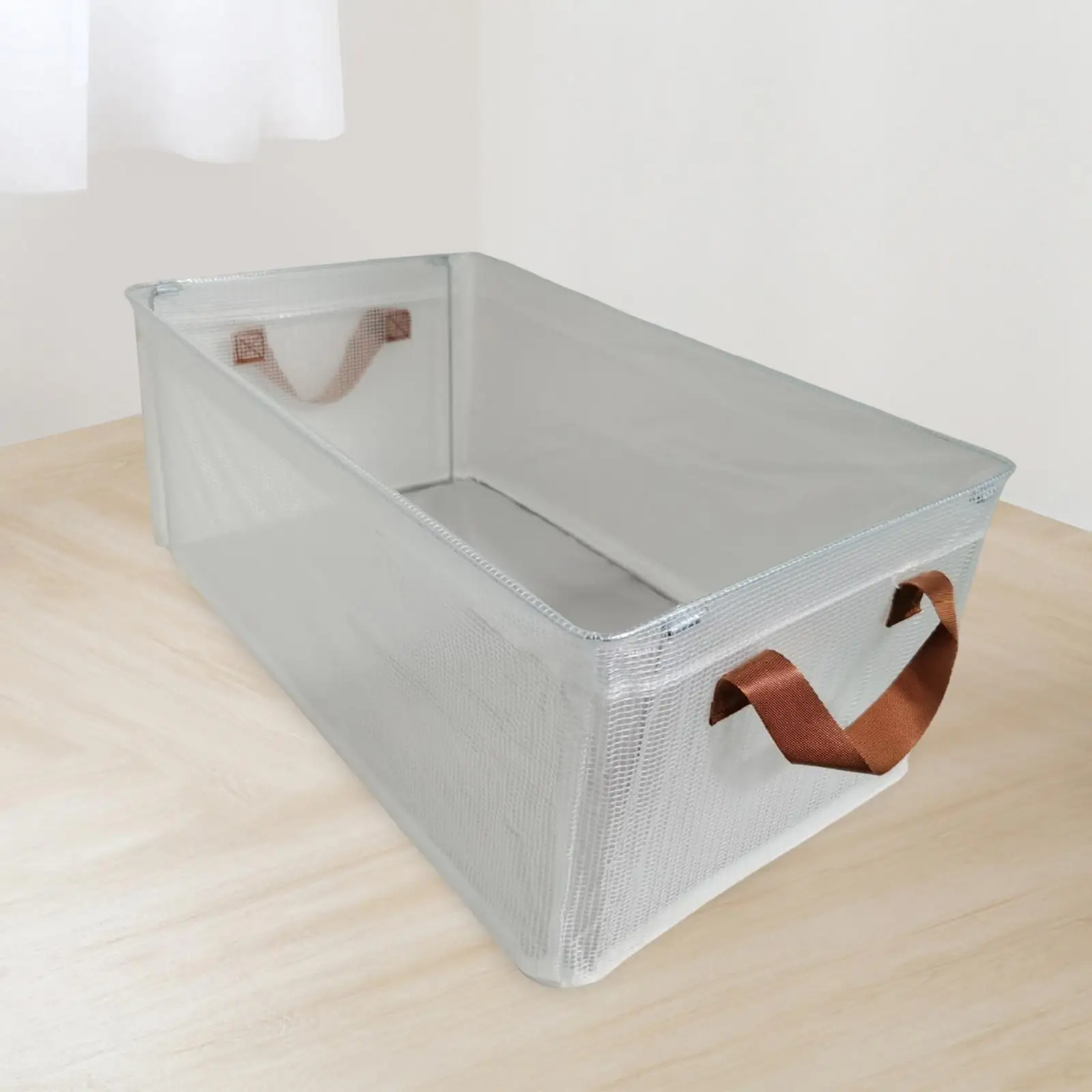 Foldable Storage Box, Closet Organizer, Clear Storage Box Rectangular Storage Bin for Bedroom, Kids Toys, Cabinet, Shelf Foldable Storage Box, Closet Organizer, Clear Storage Box Rectangular Storage Bin for Bedroom, Kids Toys, Cabinet, Shelf