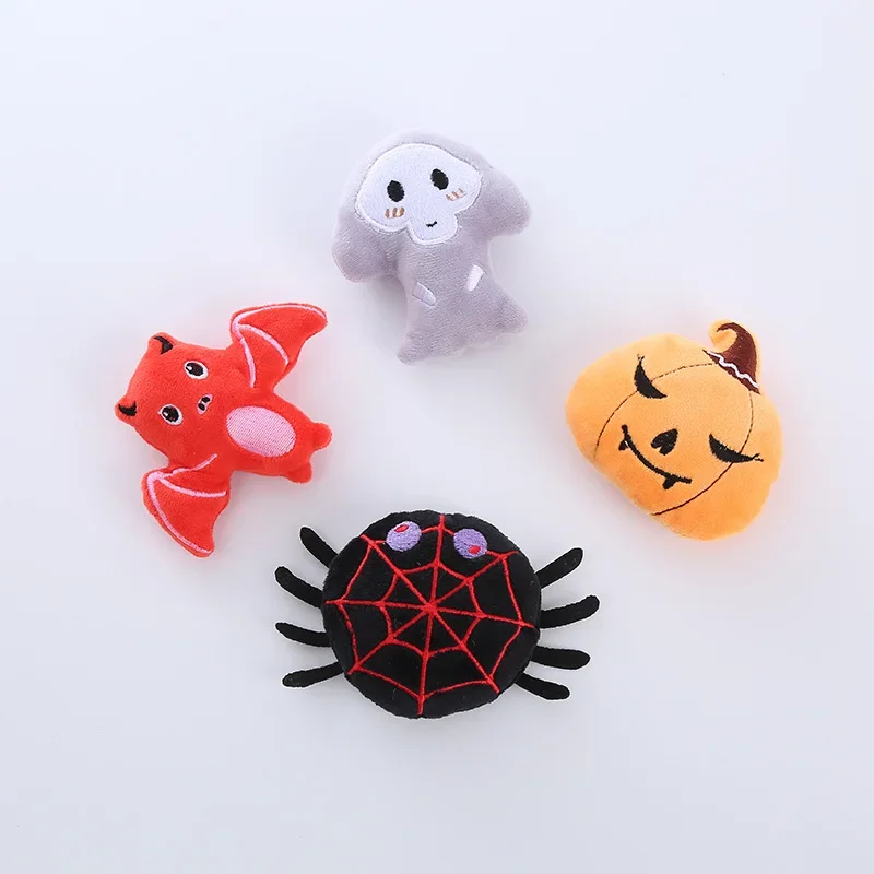 Mascota de Halloween, murciélago, forma de araña, gato, hierba gatera, juguetes, hierba gatera, rechinar los dientes, juguetes duraderos para gatos, productos interactivos para mascotas - imagen 4
