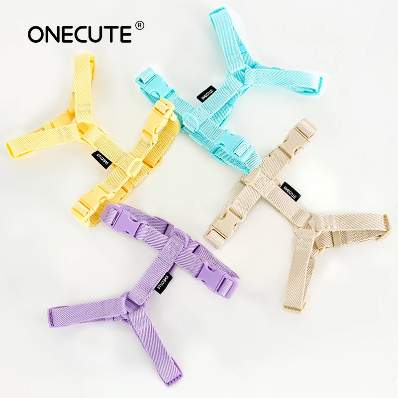 Arnés para perros ajustable, conjunto de correa, Color macarrón, accesorios reflectantes para perros pequeños, suministros para cachorros y gatos, paseos para mascotas - imagen 5