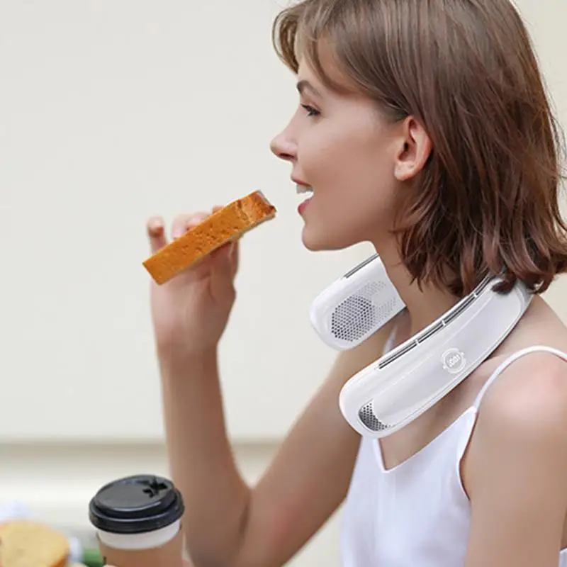 Ventilador de cuello manos libres, enfriador Personal portátil, placa de refrigeración, aire acondicionado portátil - imagen 2