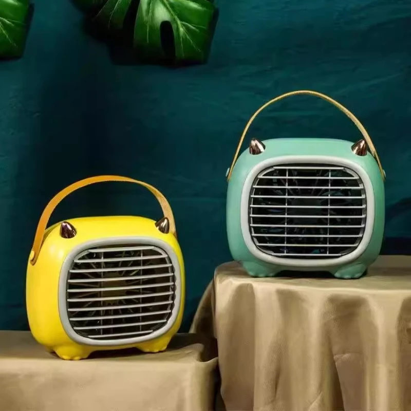 Mini aire acondicionado para cachorros y perros, artefacto de refrigeración de verano, ventilador con jaula para perros anticalor, se puede colgar, productos para mascotas - imagen 5