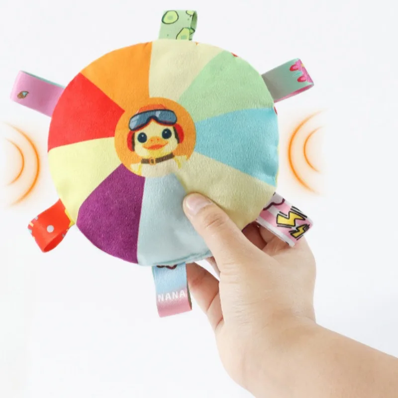 Discos voladores de lana para perros, juguete interactivo con chirrido, suministros de molienda de dientes resistentes al masticable para interiores, productos de entrenamiento para cachorros - imagen 4