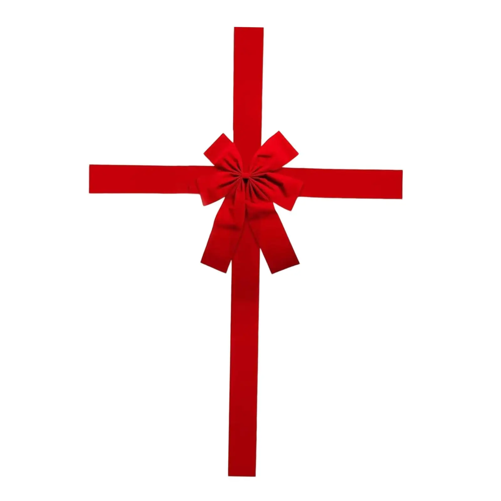 Door Hanging Bow Backdrop Versatile, Christmas Decoration, Christmas Cabinet Door Ribbon for Gift Wrapping Home