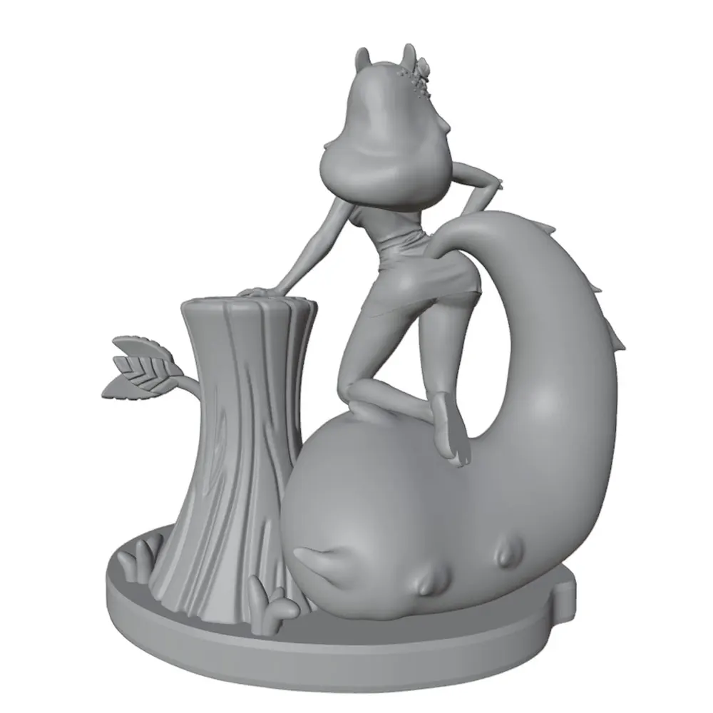 Figura decorativa de gato mini estilo anime para escritorio - imagen 4