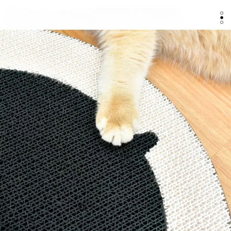 Rascador de gato duradero, tablero de rascado Vertical, corrugado, Poste a la pared - imagen 4