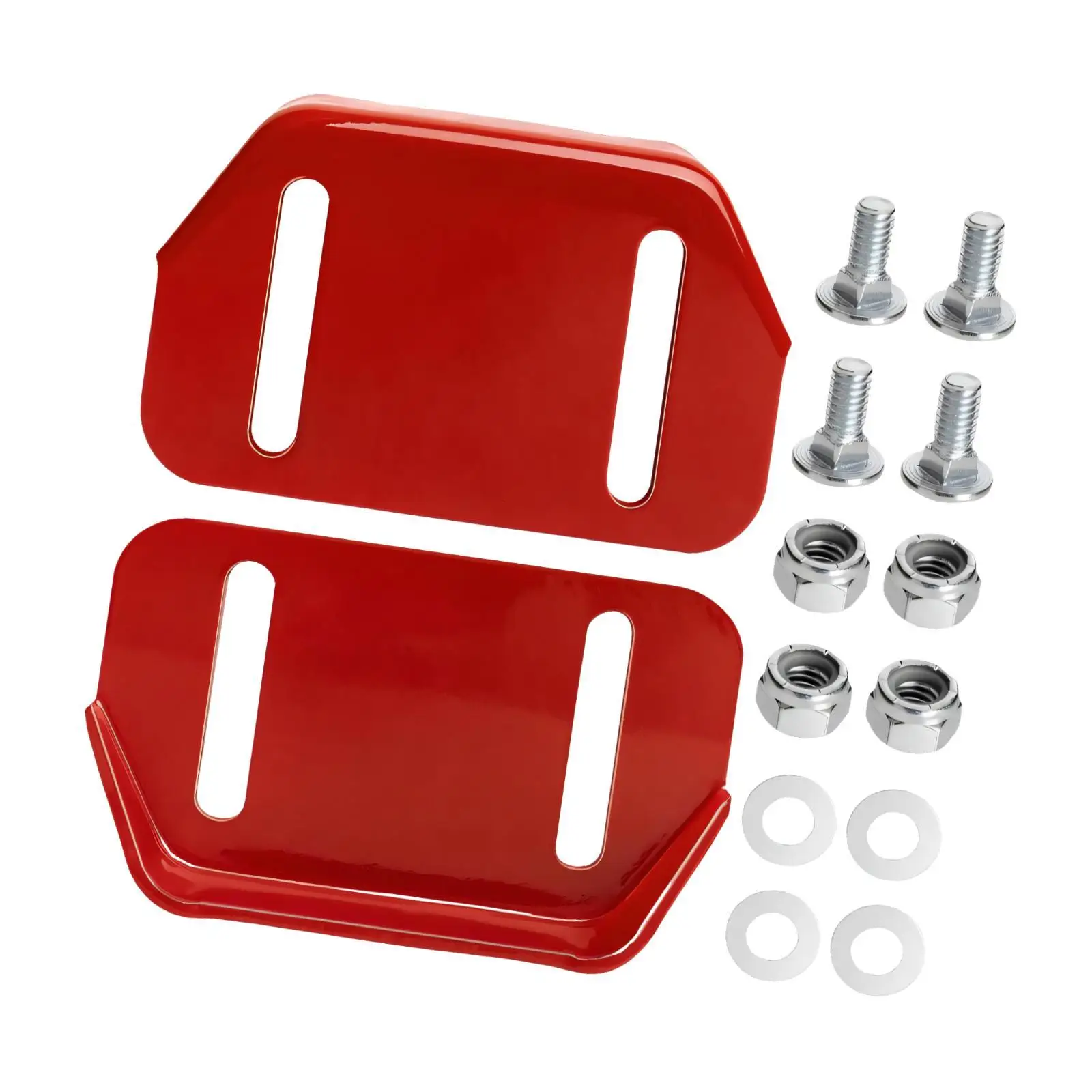 2x zapatos de placa de deslizamiento para soplador de nieve, 784-5580-0637 Hardware de montaje de reparación 780-420 zapatos antideslizantes para lanzador de nieve