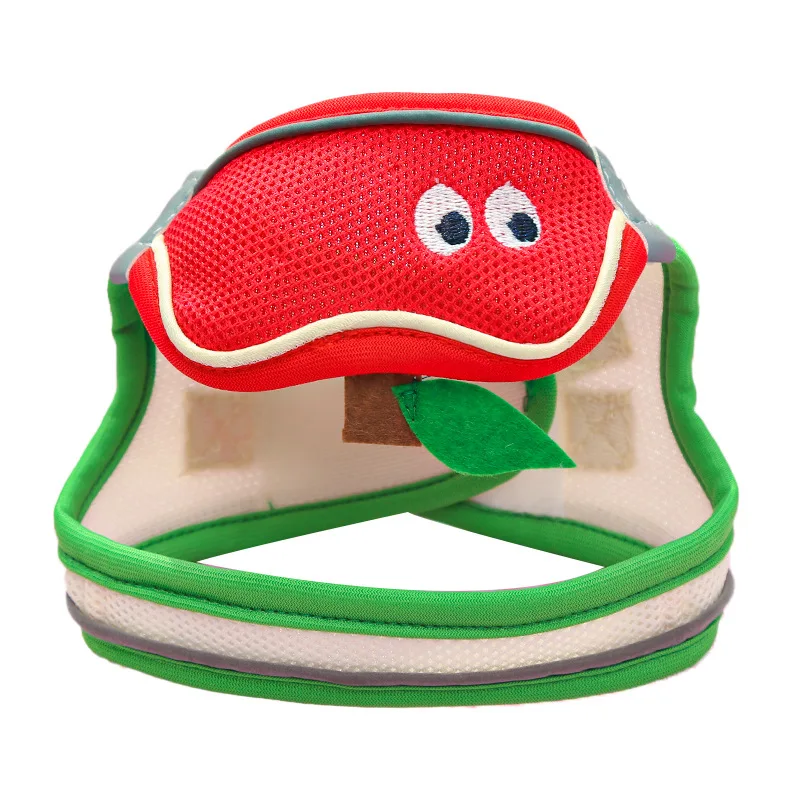 Toalla para babas para mascotas, correa para el pecho, cuerda de tracción, malla de temporada, ropa de peluche transpirable, accesorios para cachorros pequeños - imagen 5