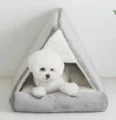 Triangular tent gray
