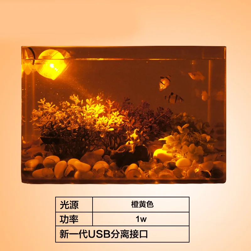 Luz LED RGB sumergible para acuario – Iluminación subacuática USB - imagen 5