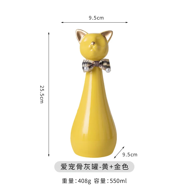 Urna cerámica para gato recuerdo conmemorativo - imagen 5