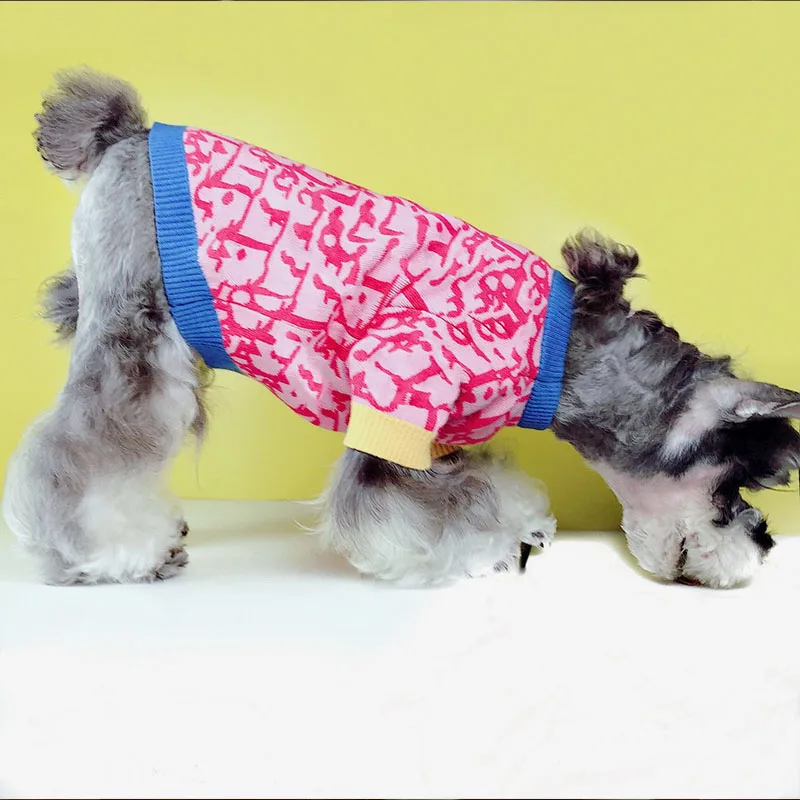 Jopet-ropa de moda para mascotas, abrigo de invierno, suéter para perros pequeños y medianos, ropa para mascotas Schnauzer Corgi - imagen 4