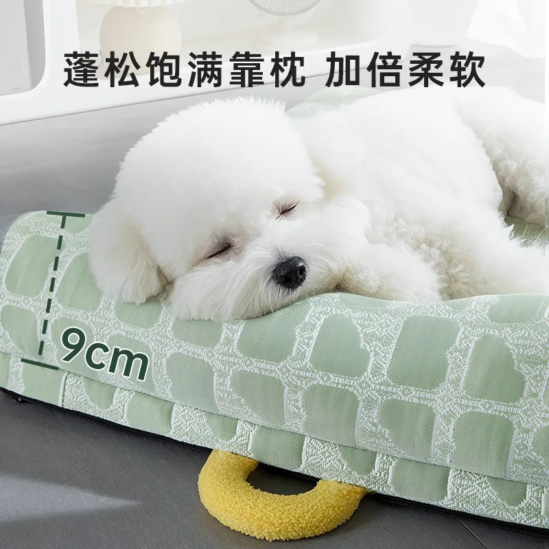 Nueva perrera de verano para las cuatro estaciones, almohadilla Universal de seda helada para perros, cama para gatos, estera para perros, nido para gatos, estera para dormir de verano, productos para mascotas - imagen 4