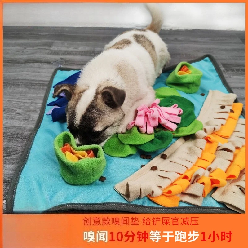 Nueva estera para olfatear mascotas, juguete para perros, estera de juego, productos para mascotas, suministros para perros, juguete para morder de 48x48cm, almohadilla para olfatear creativa - imagen 2