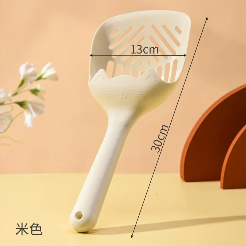 Pala de arena para gatos de gran tamaño para mascotas, pala para arena para gatos con orificio fino, suministros para mascotas - imagen 5