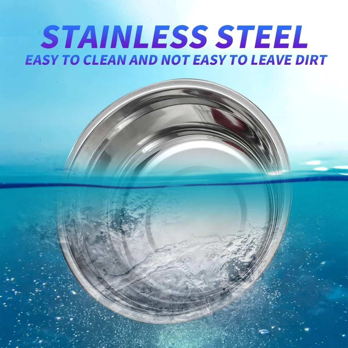 El gato elevado del perro del alimentador del animal doméstico cuencos del acero inoxidable para el marco de madera de la comida y del agua - imagen 2