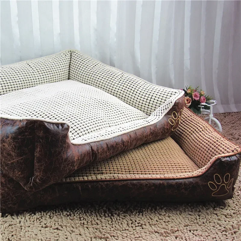Casa grande para perros, cama impermeable y cómoda para mascotas, camas para perros grandes, perrera para cachorros, productos para mascotas de interior