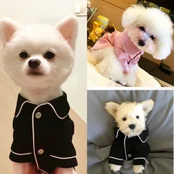 Ropa para perros, pijamas de verano para perros, ropa para el hogar, ropa de verano para perros y gatos, chaleco para cachorros, perros pequeños, ropa de peluche para mascotas