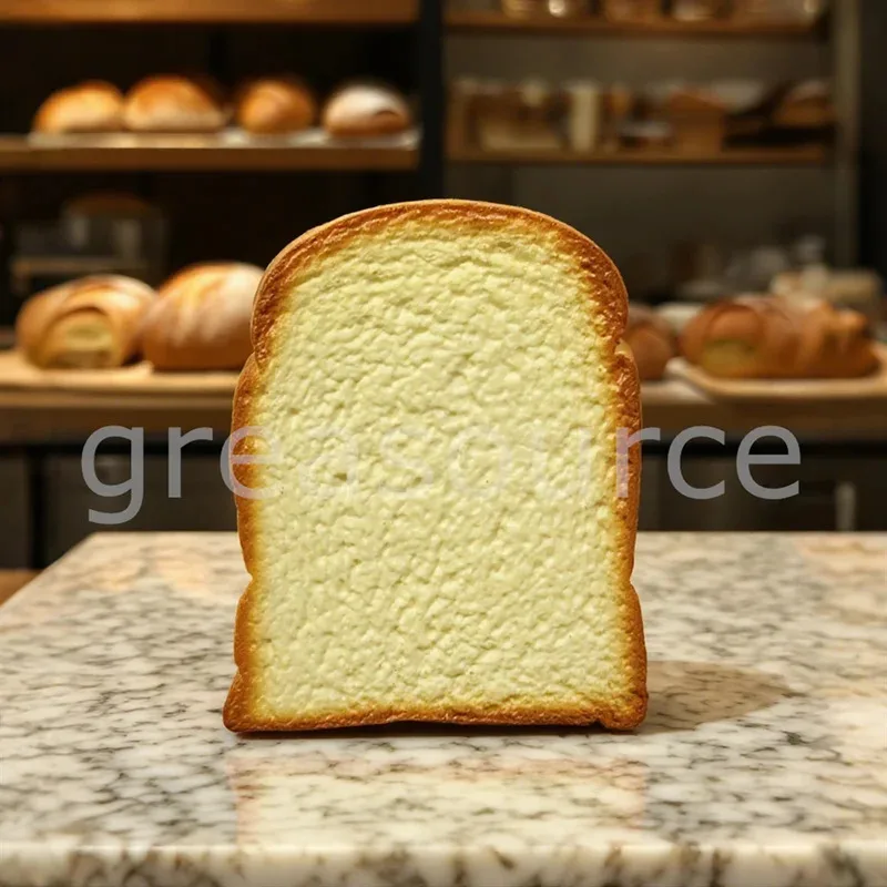 1 unidad de simulación de pan tostado, juguetes para masticar para mascotas pequeñas, juguetes para juego de conejo y hámster amarillo y blanco, accesorios de tiro para decoración del hogar - imagen 5