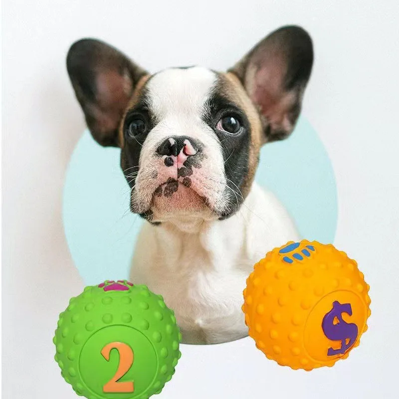 Juguete chirriante para perros - Pelota interactiva y masticable - imagen 2