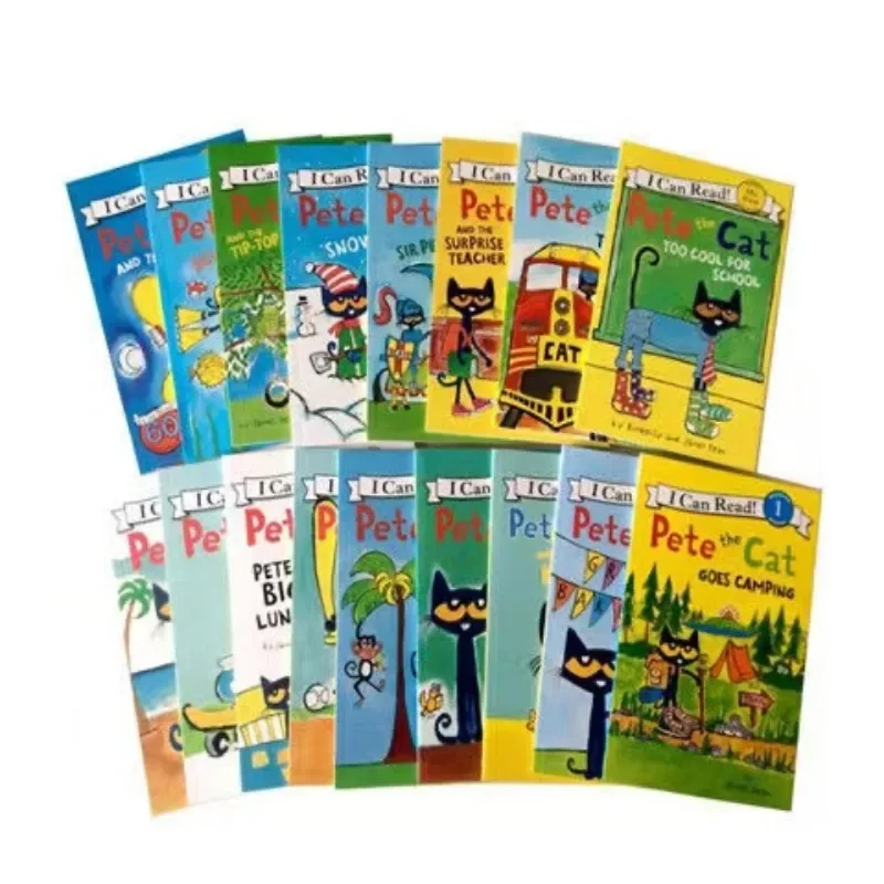 Libros ilustrados Pete The Cat para niños, bebés, historias famosas, aprendizaje de historias en inglés, juego de libros para niños, regalos de lectura para antes de dormir para bebés - imagen 3