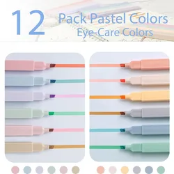 Resaltadores pastel 12 colores para estudiantes – Cute sin sangrado