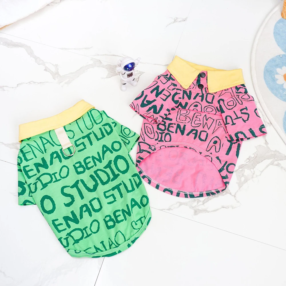 Camiseta para perros medianos, ropa para perros pequeños, niñas y niños, jersey de algodón suave transpirable para mascotas, ropa para gatos - imagen 4
