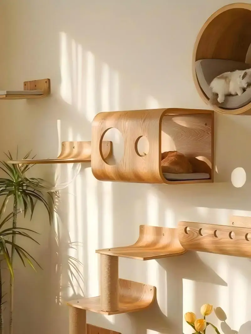 Rascador de lujo para gatos y juguetes divertidos - imagen 5