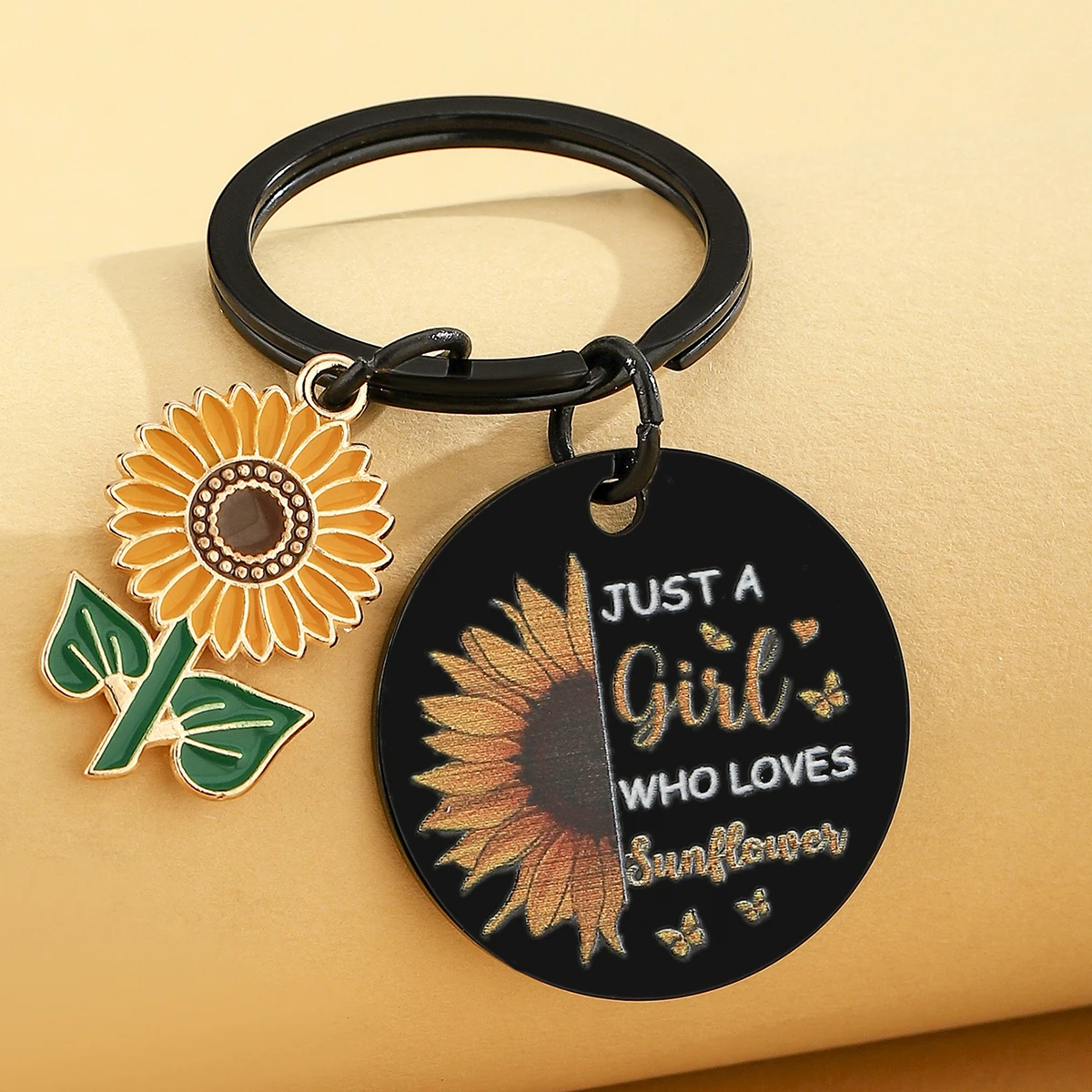 Regalos de girasol para mujeres y niñas, el mejor llavero de girasol, regalos para cumpleaños, Navidad, sol, regalo - imagen 4