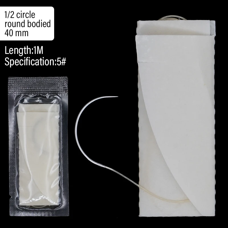 Hilo de sutura absorbente, herramientas veterinarias, proteína, aguja de acero inoxidable, reparación de catgut de colágeno, hilo de sutura, herramientas veterinarias - imagen 5