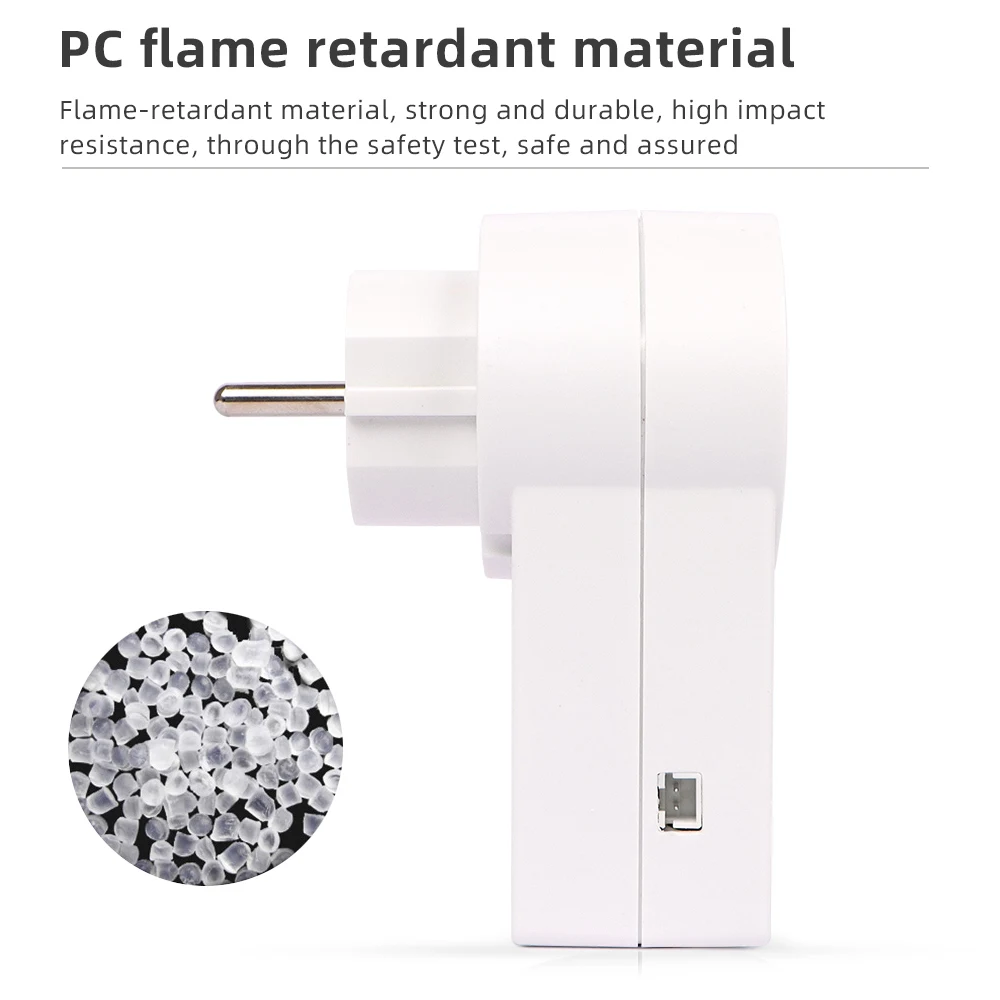 Enchufe controlador de temperatura inteligente AC 220V enchufe UE salida de termostato Digital-20 ~ 120 ℃   Interruptor de calefacción y refrigeración con sensor - imagen 3