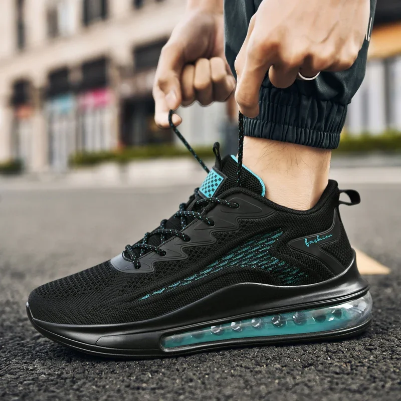 Zapatillas de deporte para hombre, zapatos informales de lujo para hombre, zapatos transpirables de carrera, mocasines de moda, zapatos para correr para hombre - imagen 2