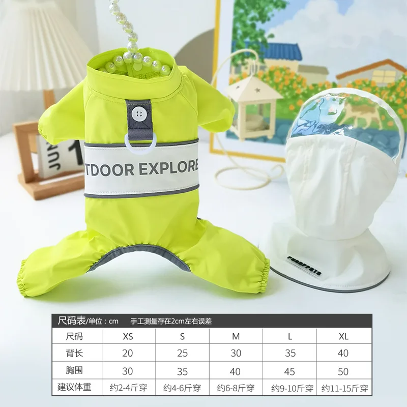 Raincoat grass green